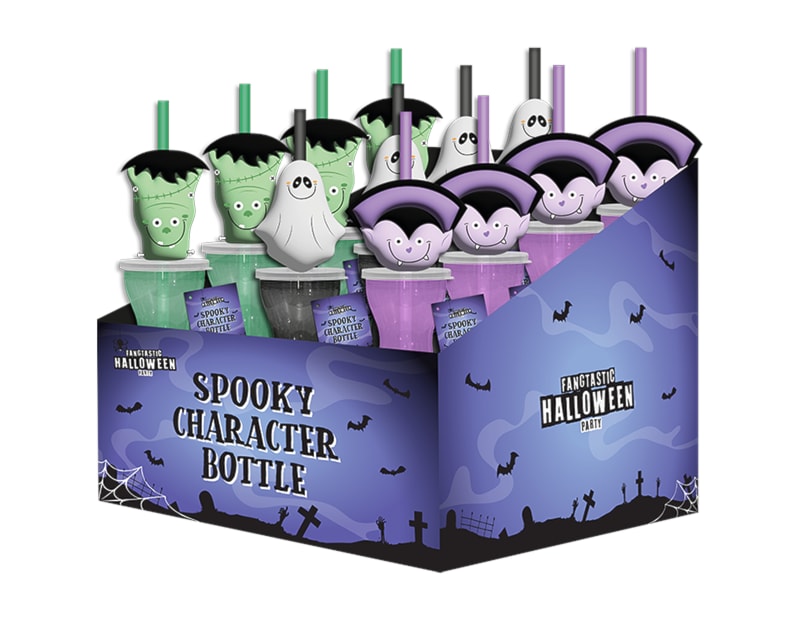 Wholesale Halloween Character Drinking Bottle 500ml PDQ