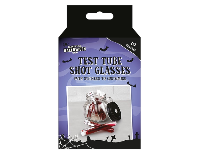 Wholesale Halloween Test Tube Shot Glasses