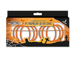 Wholesale Halloween Wooden Cut Out Pumpkin Bunting