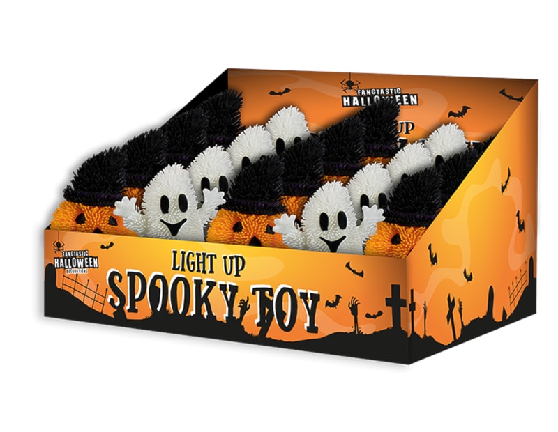 Wholesale Halloween Light up Squishy Toy PDQ