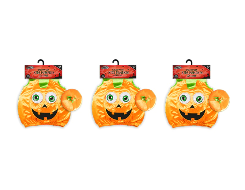 Wholesale Halloween Kids Pumpkin Costume