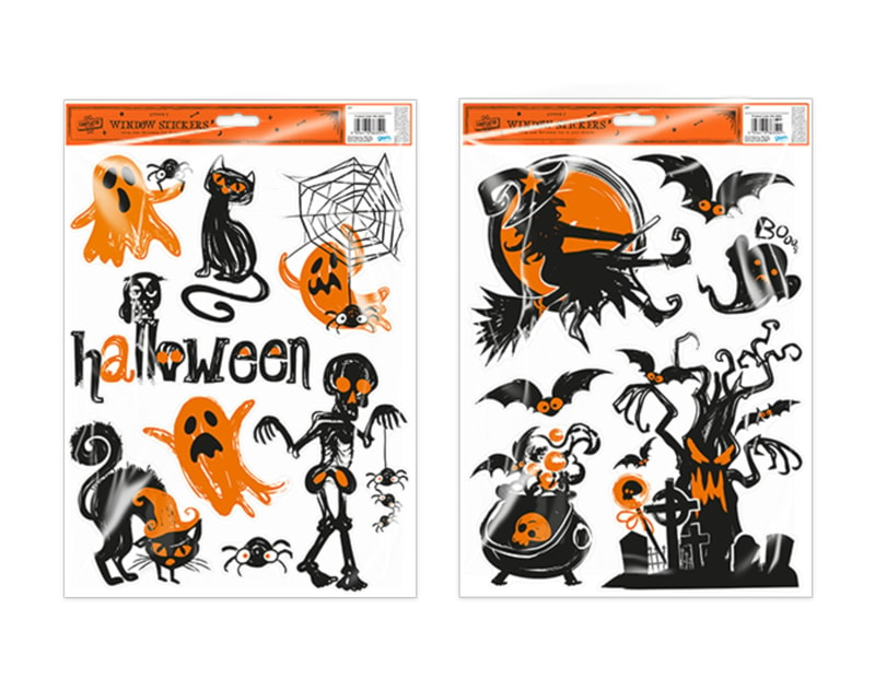 Wholesale Halloween Spooky Window Stickers