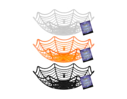 Halloween Cobweb Party Basket 25cm