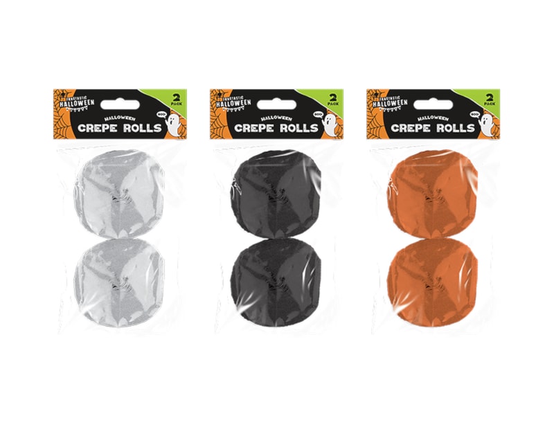 Wholesale Halloween crepe Rolls 2pk