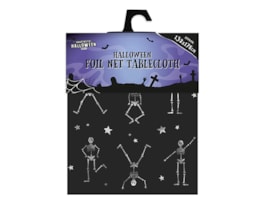 Wholesale Halloween Foil Net Tablecloth