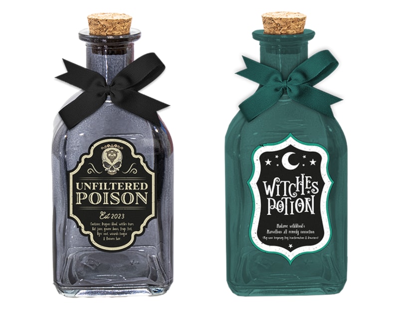 Wholesale Halloween Glass Decorative Potion Bottles