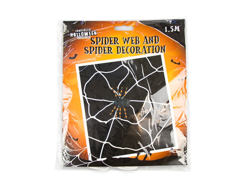 Halloween Spider Web & Spider