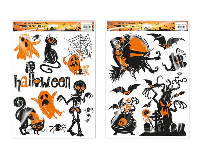 Wholesale Halloween Spooky Window Stickers