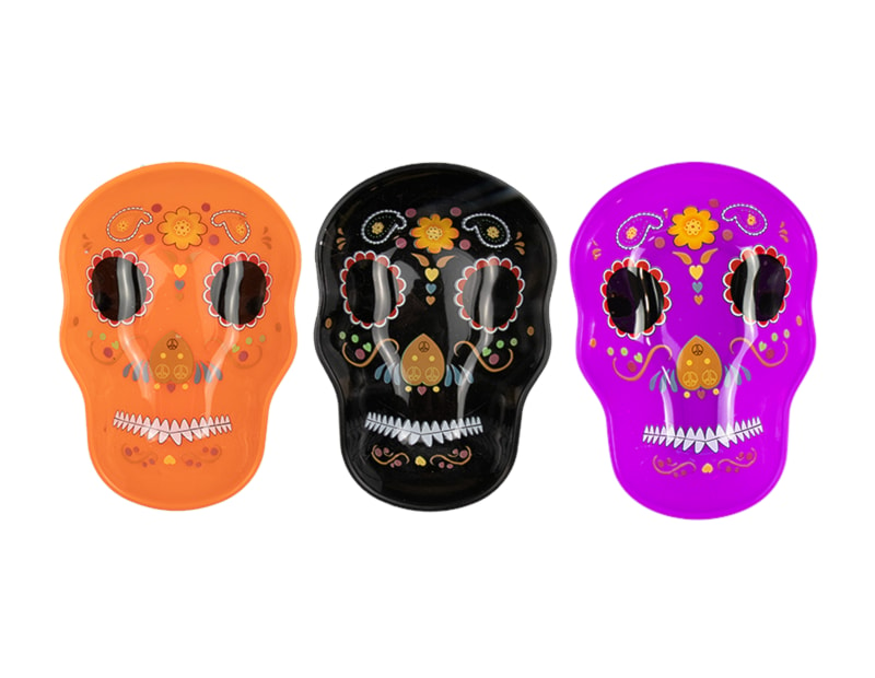 Wholesale Halloween Sugar Skull Plate