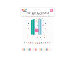 Wholesale Happy Birthday Bunting 3M