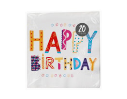 Wholesale Happy Birthday paper napkins