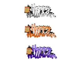 Wholesale Happy Halloween Plaque