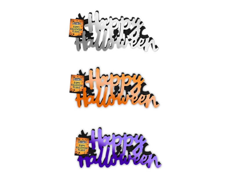 Wholesale Happy Halloween Plaque