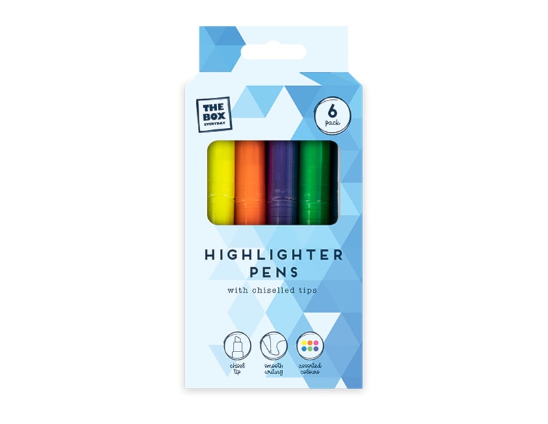 Wholesale Highlighters 6pk