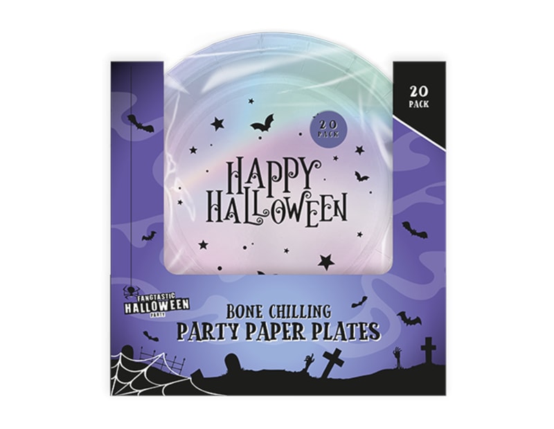 Wholesale Holographic Paper Plates 20pk PDQ