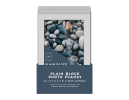 Wholesale White Block Photo Frame A4 1pk PDQ