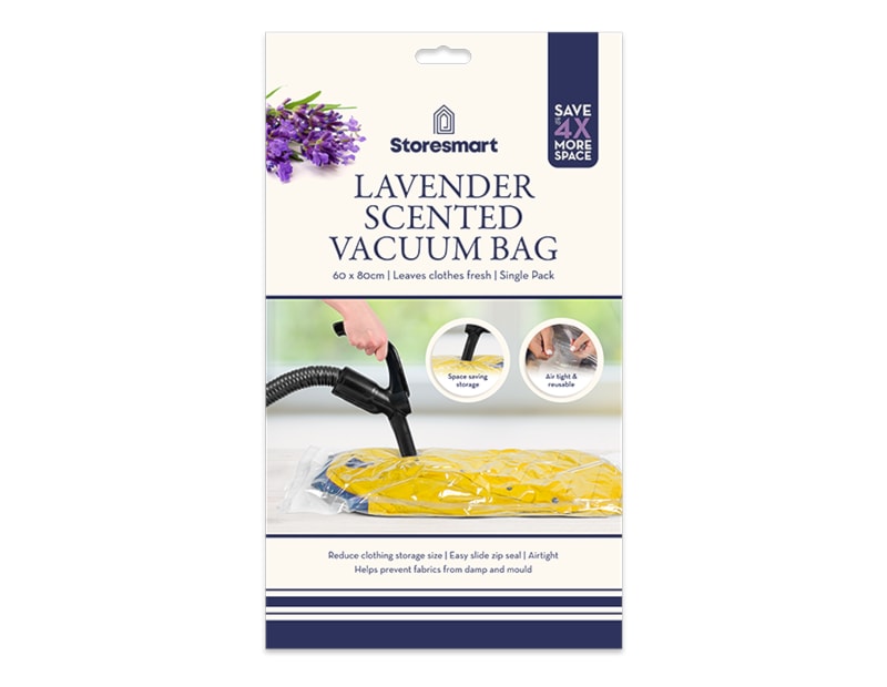 Wholesale Lavender Vacuum Storage Bag 60 x 80cm