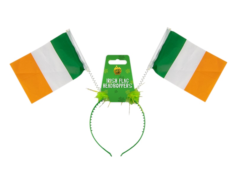 Wholesale Irish Flag Head boppers