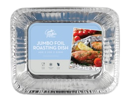 Wholesale Jumbo Foil Oblong Roaster 2pk