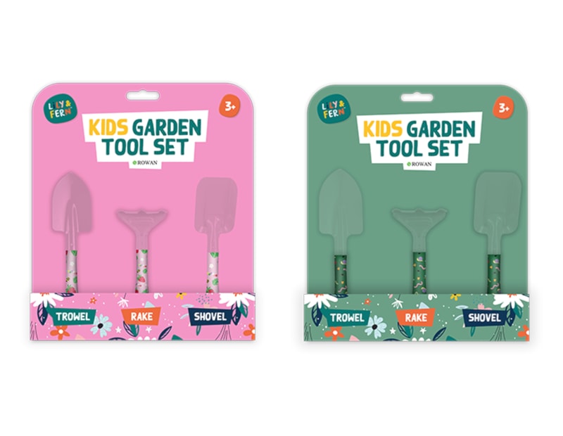 Wholesale Kids Garden Tool Set 3pk