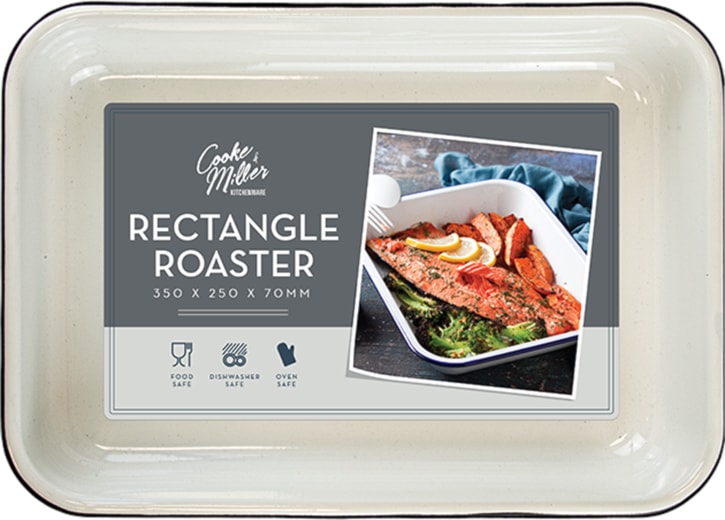 Wholesale Rectangle Enamel Roaster