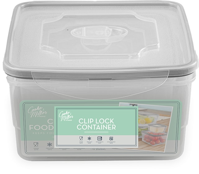 Wholesale Clip Lock Lid Food Containers 5pk