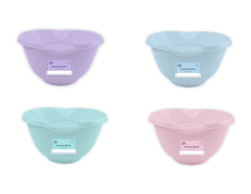 Wholesale Pastel Mixing Bowl 4L