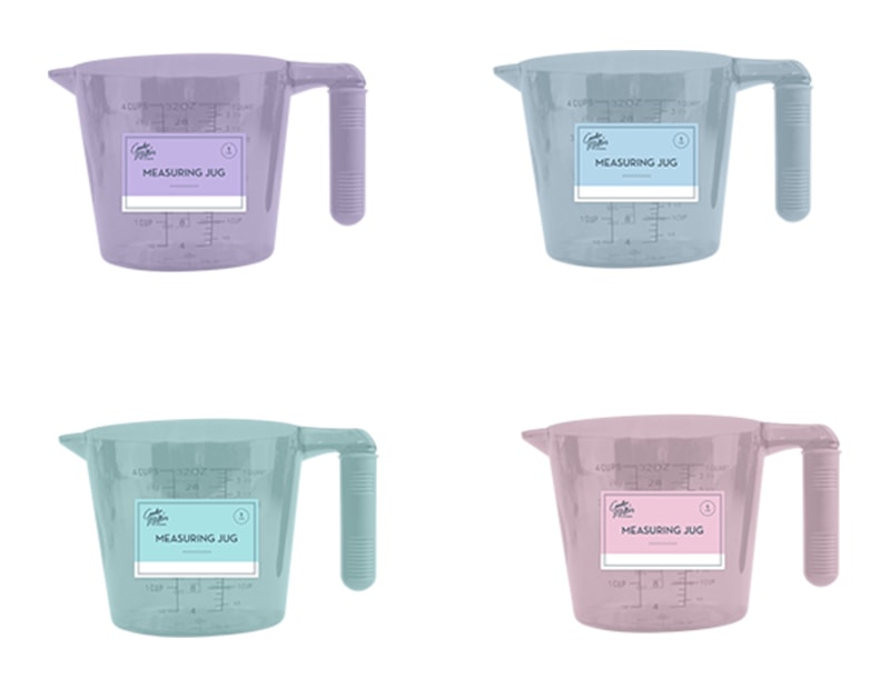 Wholesale Pastel Measuring Jug 1L