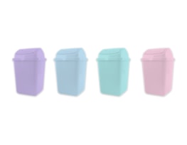 Wholesale Pastel Plastic Swing Top Bin