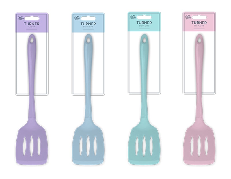 Wholesale Pastel Silicone Slotted Turner