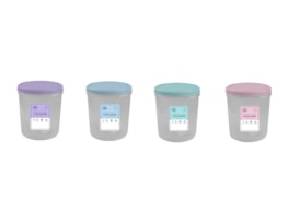 Wholesale Pastel Round Plastic Container 3L