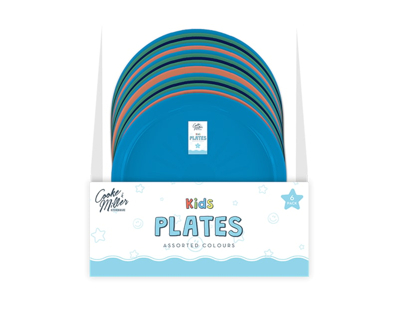 Wholesale Boys Plates 6pk PDQ