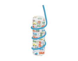 Wholesale Transport Tumbler with Twirly Straw