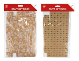 Wholesale Kraft Printed Flat Pack Gift Boxes