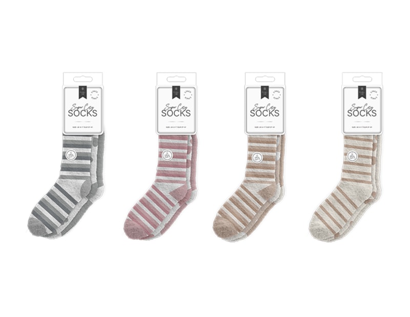 Wholesale Ladies Cosy Socks 3 Pairs