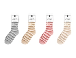 Wholesale Ladies Cozy Stripe Socks