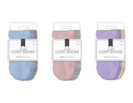 Wholesale Ladies Mixed Cosy Socks 2pk