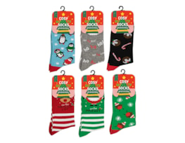 Wholesale Ladies Novelty Christmas Socks