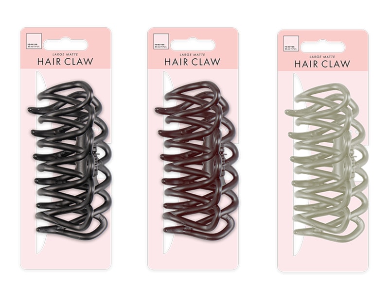 Wholesale Large Matte Hollow Hair Claw Clip