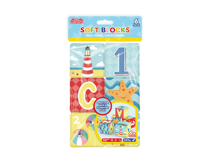 Wholesale Little Learners Bath Soft Blocks