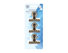 Wholesale Magnetic bulldog Clips 3pk