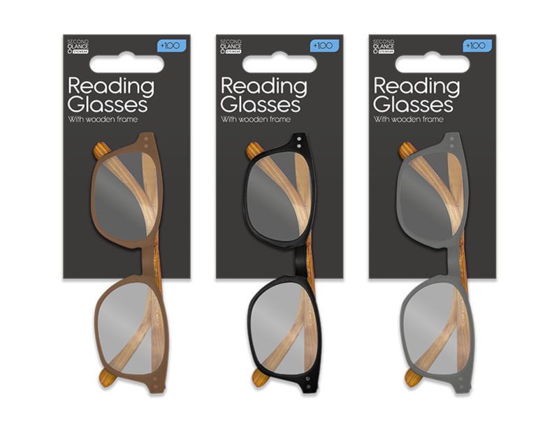 Reading Glasses - Wooden Frame