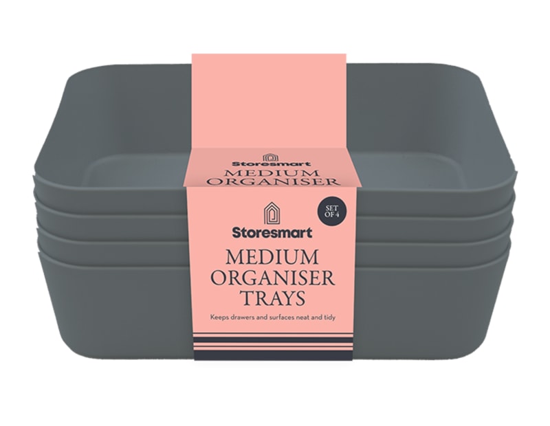 Wholesale Medium Organiser Trays 4pk