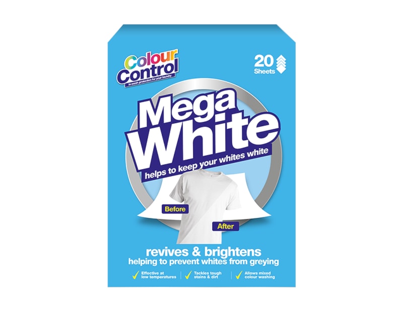 Wholesale Mega white laundry sheets 20pk