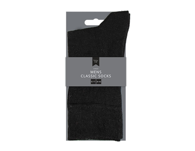 Wholesale Mens Classic Socks 5 Pair