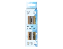 Wholesale Metallic Markers 3pk