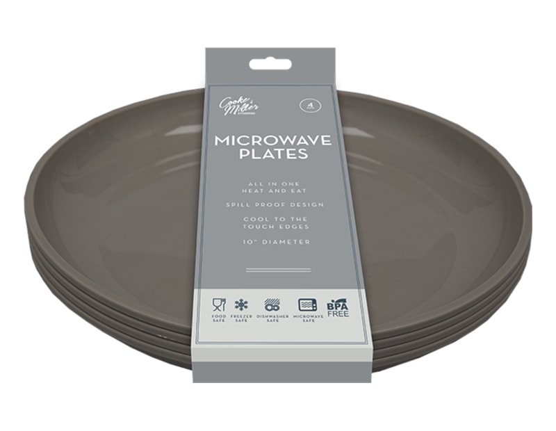 Wholesale Microwave Plates 4pk