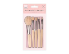 Wholesale Mini Makeup Brush Set With Faux Leather Case