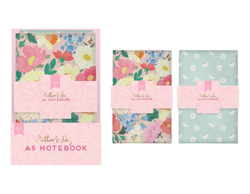 Wholesale Mother's Day A5 Notebook PDQ