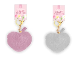 Wholesale Mother' Day Heart Plush Keyring